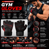 Premium Gym Gloves β Anti-Slip Grip with Adjustable Wrist Support