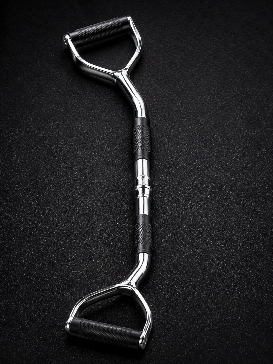 Double D Handle Cable Attachment – Heavy-Duty Chrome Steel Gym Grip
