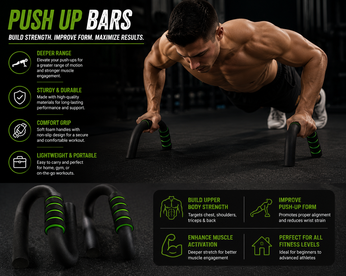 Push Up Bars β Heavy-Duty Portable Push-Up Handles