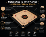 Premium Carrom Board – Wooden Carrom Board with Smooth Playing Surface