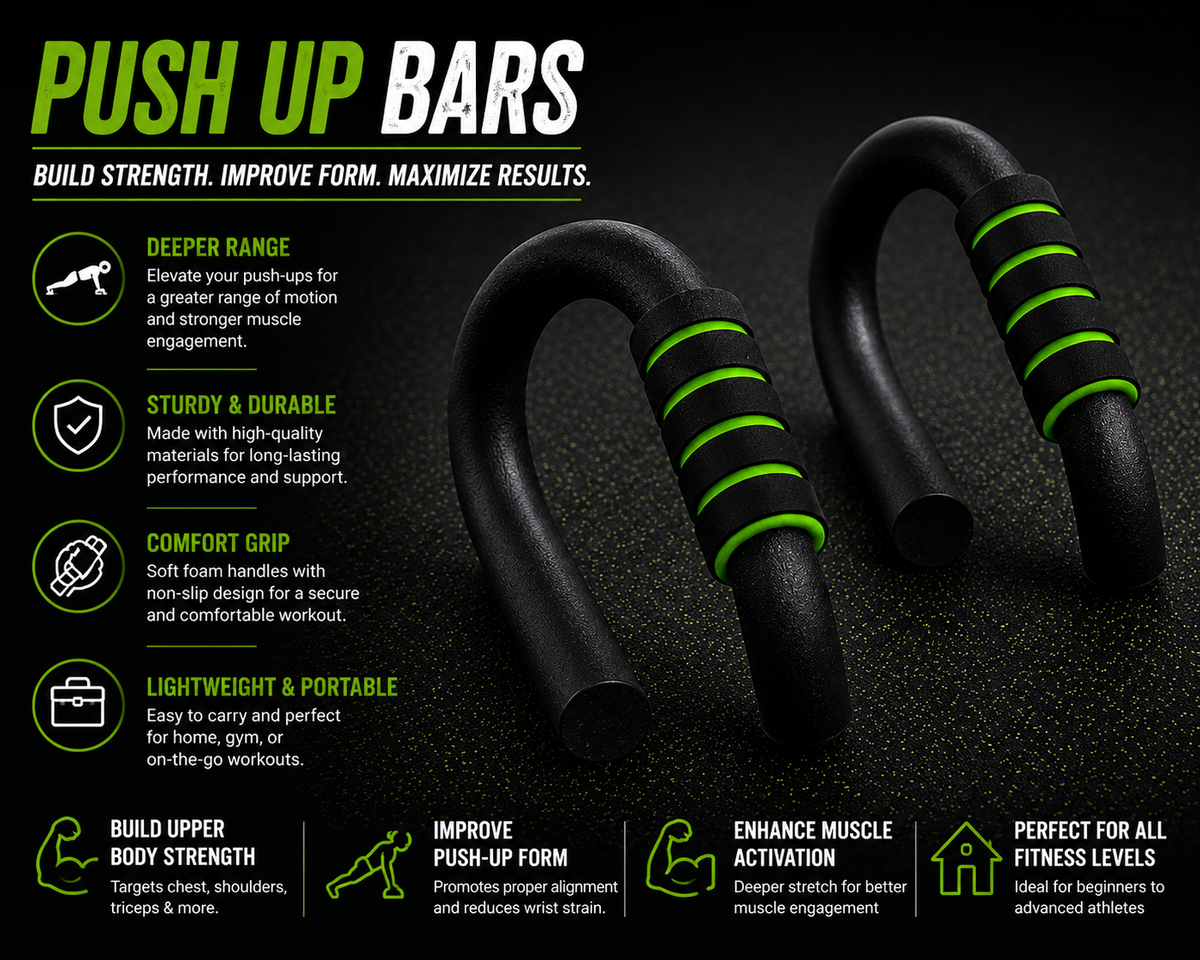 Push Up Bars β Heavy-Duty Portable Push-Up Handles
