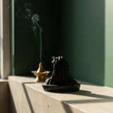 Black Adiyogi Shiva Statue with Golden Accents – Home Décor