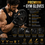Premium Gym Gloves β Anti-Slip Grip with Adjustable Wrist Support
