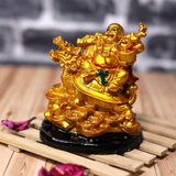 Golden Dragon Buddha Statue – Wealth & Prosperity Home Decor