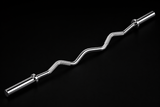 Premium EZ Curl Bar – Chrome Steel Barbell for Biceps & Strength Training