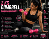 Premium Hex Dumbbells – PVC Coated Weights for Home & Gym Workouts