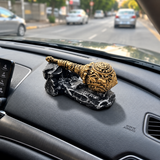 Lord Hanuman Gada Decorative Idol – Antique Gold & Black Home & Car Décor
