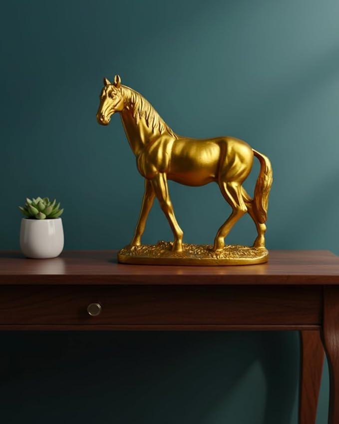 Golden Horse Statue – Symbol of Success, Strength & Prosperity