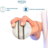 Premium White Leather Cricket Ball – Match & Practice Cricket Ball
