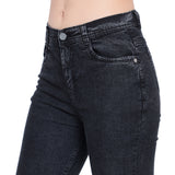 Women’s Black Slim Fit Jeans – High Waist Ankle-Length Stretch Denim