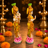 Radha Krishna Decorative Idol Set – Traditional Spiritual Home Décor
