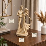 Elegant Dancing Couple Decorative Sculpture – Modern Home Décor