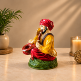 Rajasthani Couple Decorative Statue Set – Traditional Ethnic Home Décor
