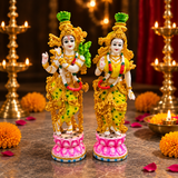 Radha Krishna Decorative Idol Set – Traditional Spiritual Home Décor