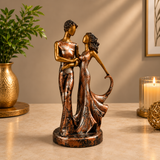 Elegant Couple Decorative Statue – Modern Romantic Home Décor Sculpture