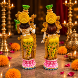 Radha Krishna Decorative Idol Set – Traditional Spiritual Home Décor