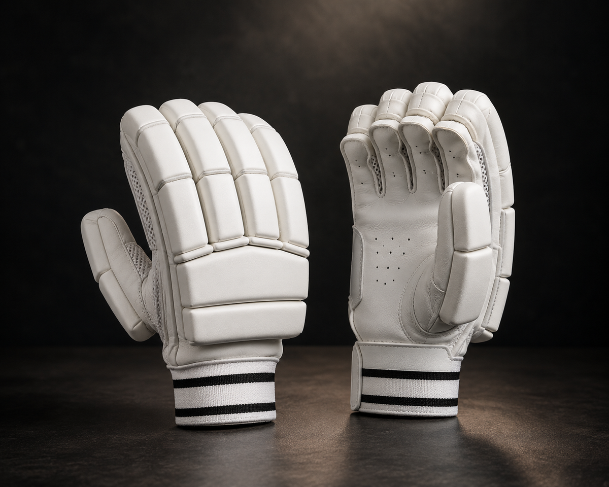 Cricket Batting Gloves – Premium Padded Protection with Ventilated Palm